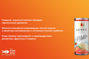 Сидр Лаветти со вкусом Малибу Шпритц