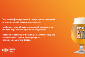 Разливной Salek Чешский лагер светлый нефильтрованный лагер